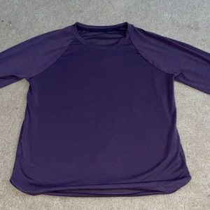 dark purple shirt with very comfortable fitting